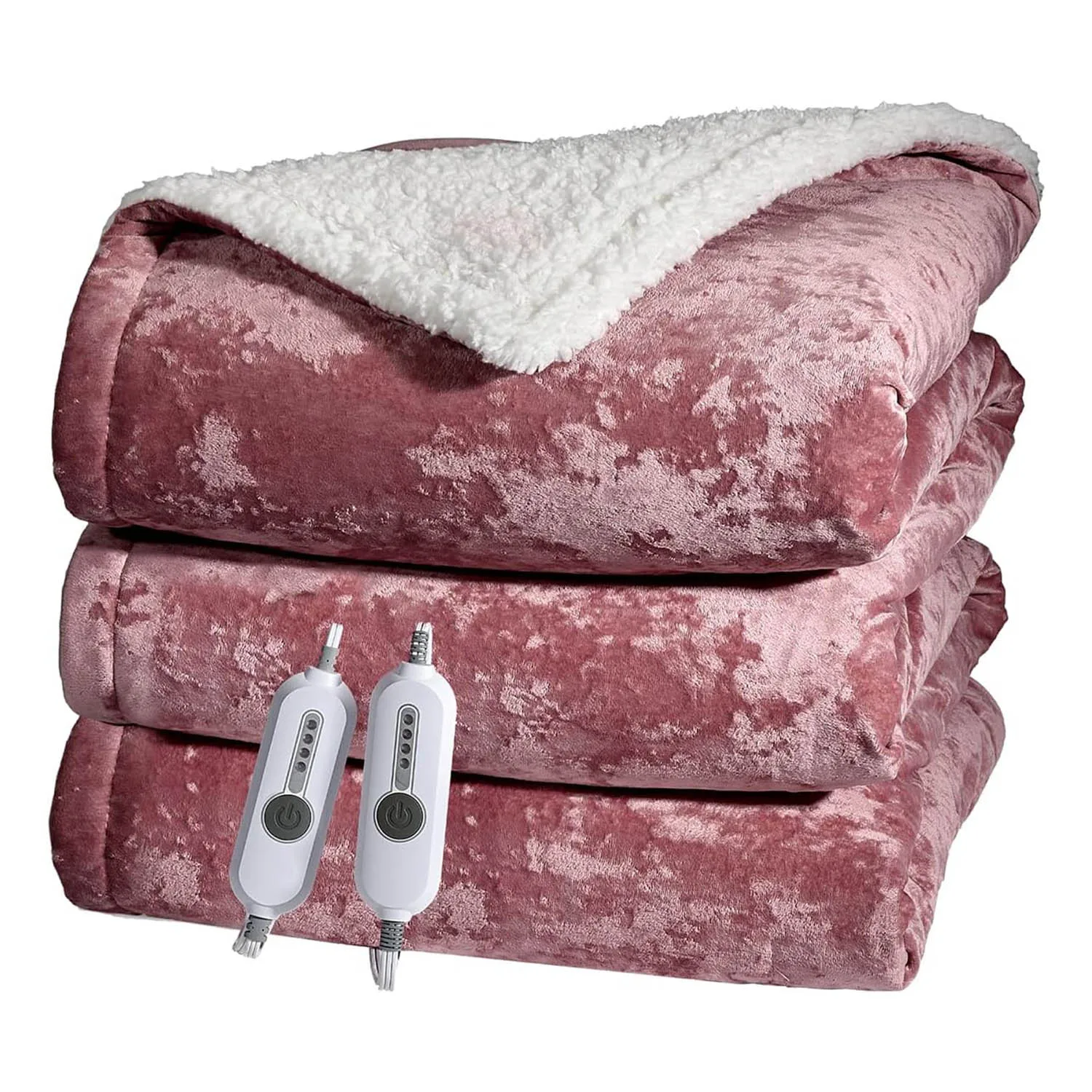 Электрическое одеяло Queen King Size с двойным управлением, мягкие бархатные уютные одеяла с быстрым нагревом, 4 настройки нагрева и автоматическое выключение 10 часов
Электрическое одеяло Queen King Size с двойным управлением, мягкие бархатные уютные одеяла с быстрым нагревом, 4 настройки нагрева и автоматическое выключение 10 часов