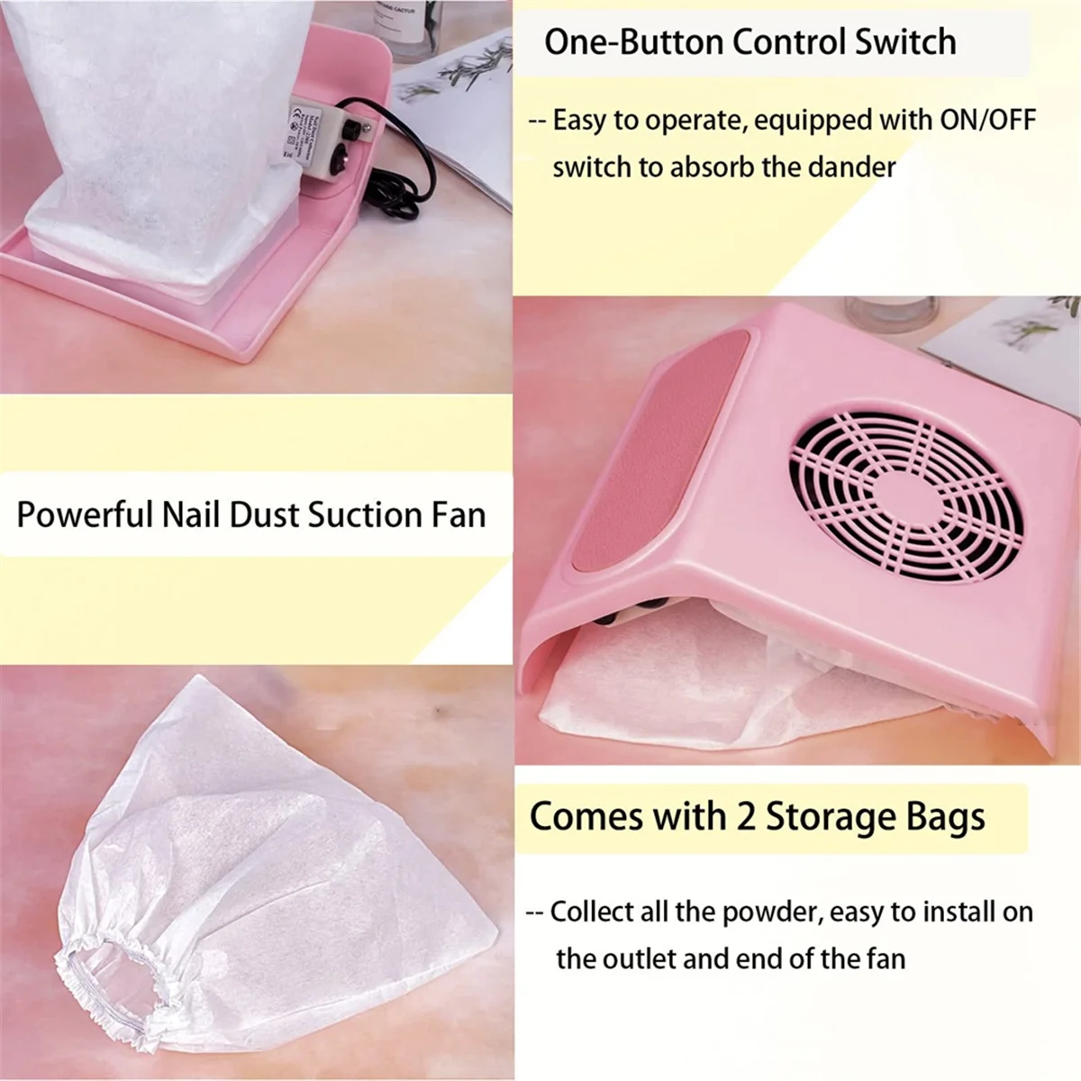 Вентилятор для ногтей, пылесборник, портативный пылесос для ногтей, пылесос для ногтей, пылесборник для ногтей, вилка стандарта США
Вентилятор для ногтей, пылесборник, портативный пылесос для ногтей, пылесос для ногтей, пылесборник для ногтей, вилка стандарта США