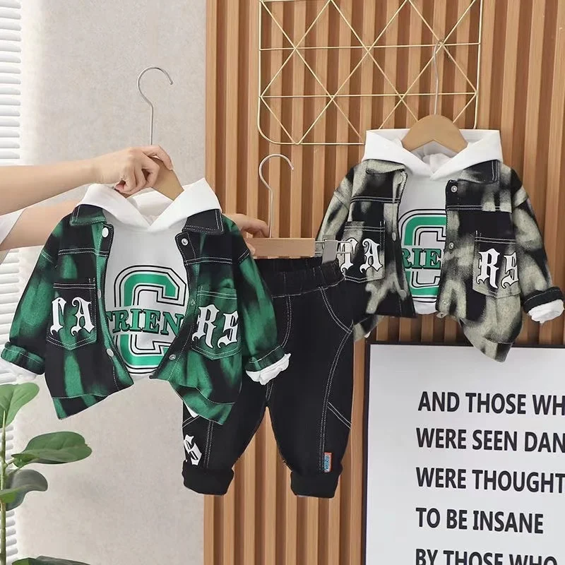1-6 Years Old Children's Boys Clothes Suits Plaid Lapel Kids Boy PoLo Shirt Long-sleeved Shirt Trousers 2-piece Set Kids Outfits
1-6 Years Old Children's Boys Clothes Suits Plaid Lapel Kids Boy PoLo Shirt Long-sleeved Shirt Trousers 2-piece Set Kids Outfits