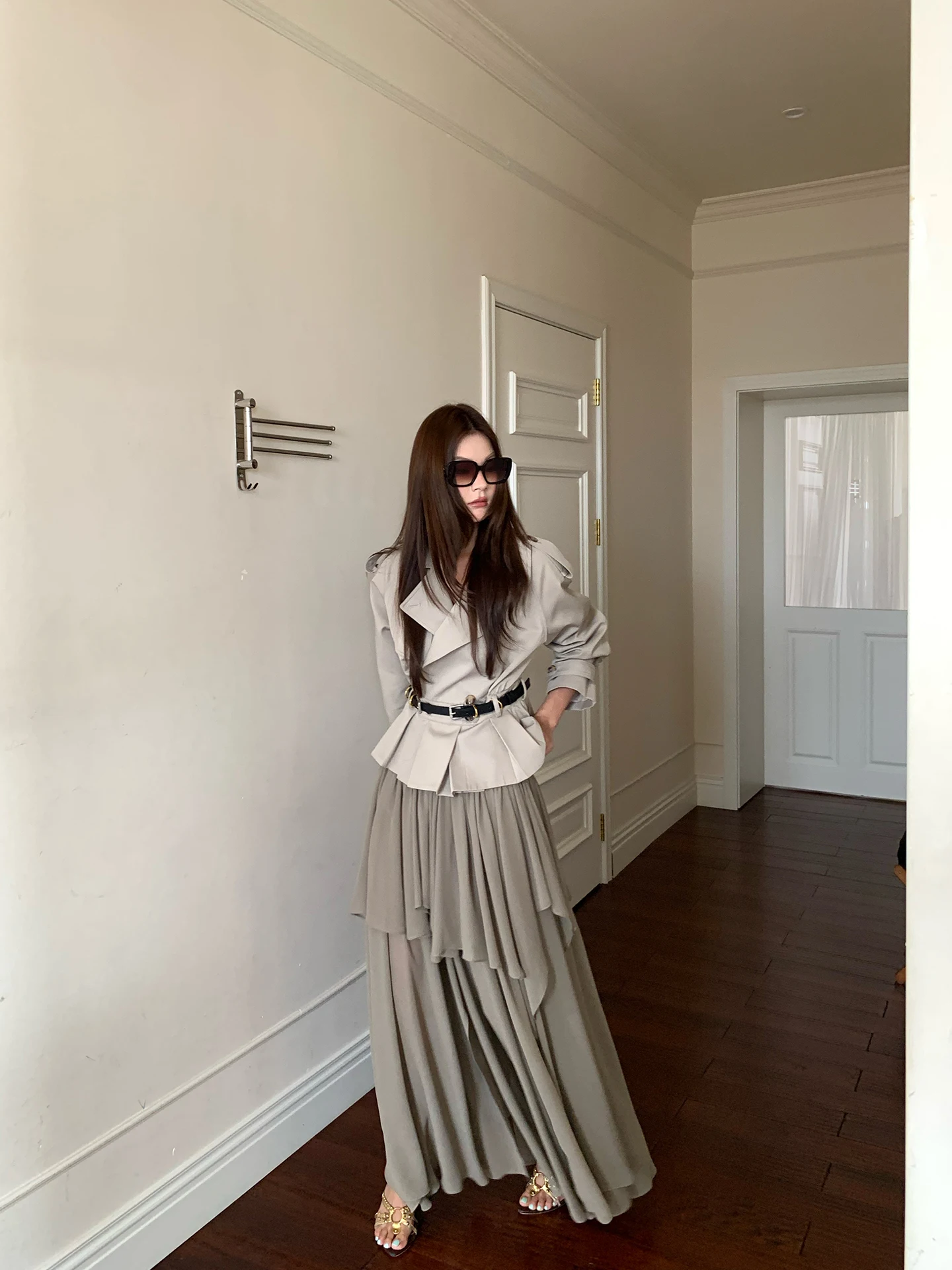 Ladies' Lazy Style Irregular Hem Half Skirt Multi-Layered Long Skirt Cake Skirt Polyester Fiber Spring Season Mid-Waist Design
Ladies' Lazy Style Irregular Hem Half Skirt Multi-Layered Long Skirt Cake Skirt Polyester Fiber Spring Season Mid-Waist Design