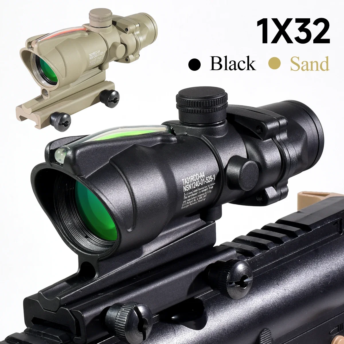 1x32 Red Green Dot Sight Collimator Reflex Holographic Dot Compact Riflescopes with Illumination for Hunting Shooting 20mm
1x32 Red Green Dot Sight Collimator Reflex Holographic Dot Compact Riflescopes with Illumination for Hunting Shooting 20mm