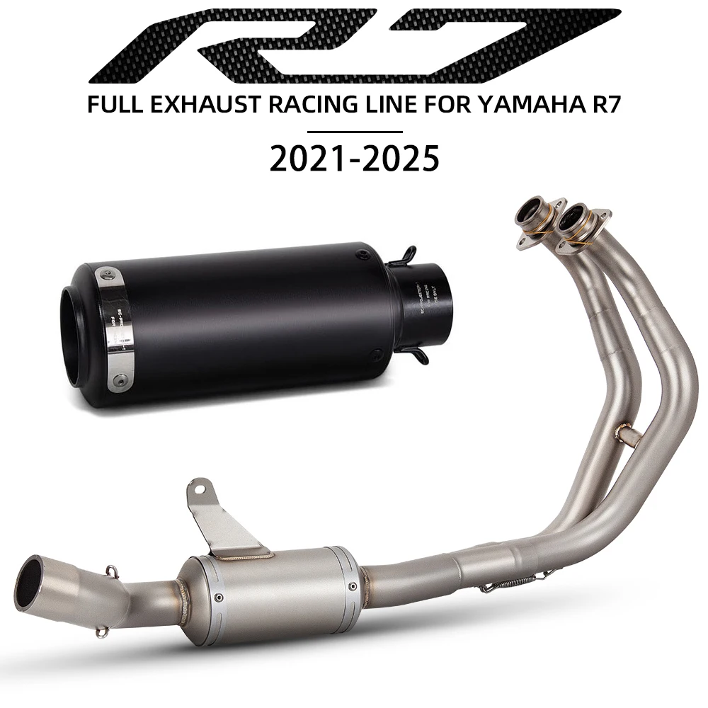 MT07 Exhaust System For Yamaha YZF-R7 2021-2025 MT-07 FZ07 XSR700 2014-2024 Motorcycle Exhausts Kit Headers Tube Project Muffler
MT07 Exhaust System For Yamaha YZF-R7 2021-2025 MT-07 FZ07 XSR700 2014-2024 Motorcycle Exhausts Kit Headers Tube Project Muffler