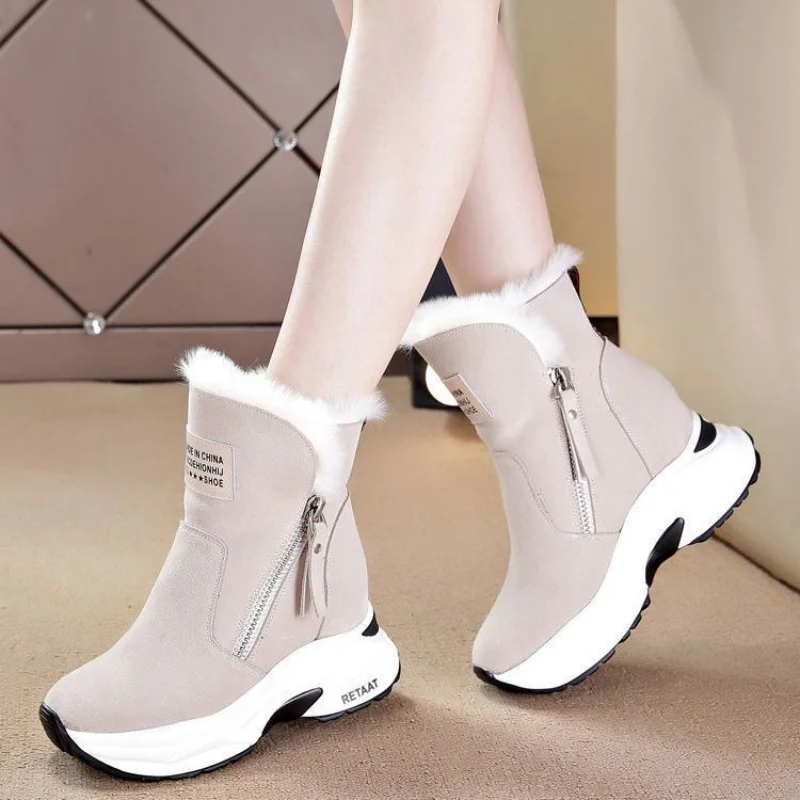 New Round-toe Flat-soled Wear-resistant Warm Comfortable Casual Snow Boots Fashionable Winter Women's Shoes Chaussure Femme
New Round-toe Flat-soled Wear-resistant Warm Comfortable Casual Snow Boots Fashionable Winter Women's Shoes Chaussure Femme