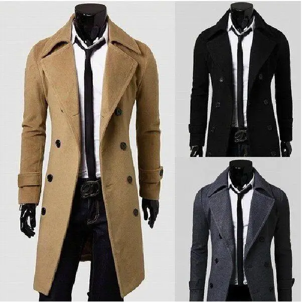 M4XL 2024 New Men's Double-Row Buttoned Slim Fit Midi Length Casual Coat Fashionable Urban Style Cotton Blend Long Coat
M4XL 2024 New Men's Double-Row Buttoned Slim Fit Midi Length Casual Coat Fashionable Urban Style Cotton Blend Long Coat