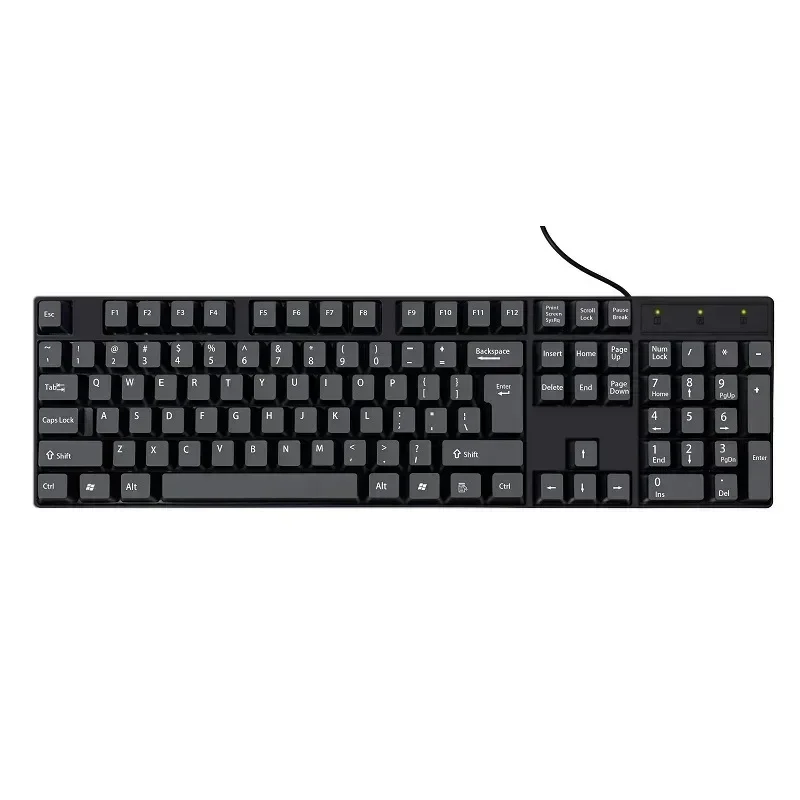 Small language wired keyboard Russian Spanish Arabic French layout USB wired 104 foreign trade keyboard
Small language wired keyboard Russian Spanish Arabic French layout USB wired 104 foreign trade keyboard