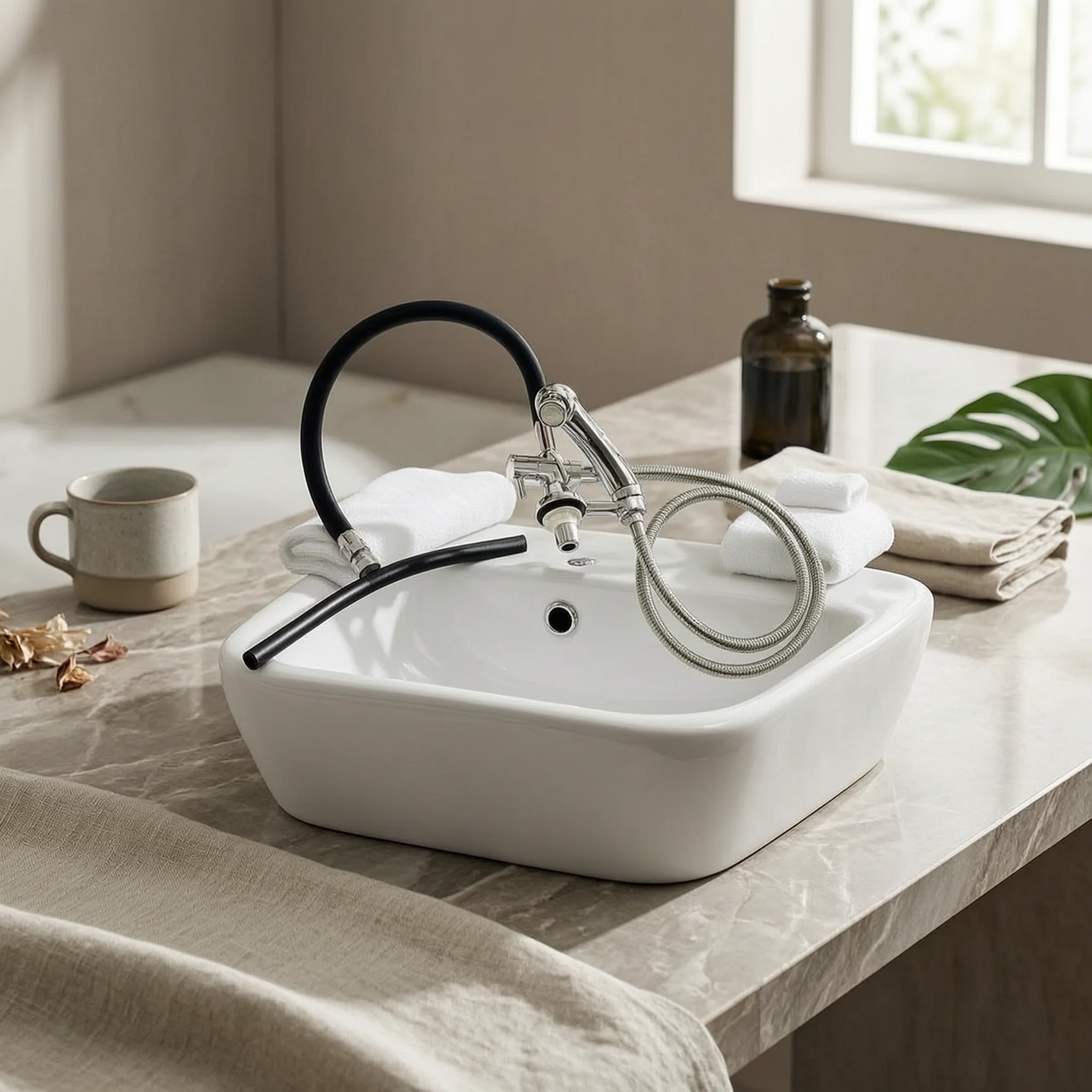 Water Circulation Sprayer Chrome Fittings Hair-Wash Basin Sprayer Hair Wash Bowl Easy to Clean Salon Equipment Stain Resistant
Water Circulation Sprayer Chrome Fittings Hair-Wash Basin Sprayer Hair Wash Bowl Easy to Clean Salon Equipment Stain Resistant