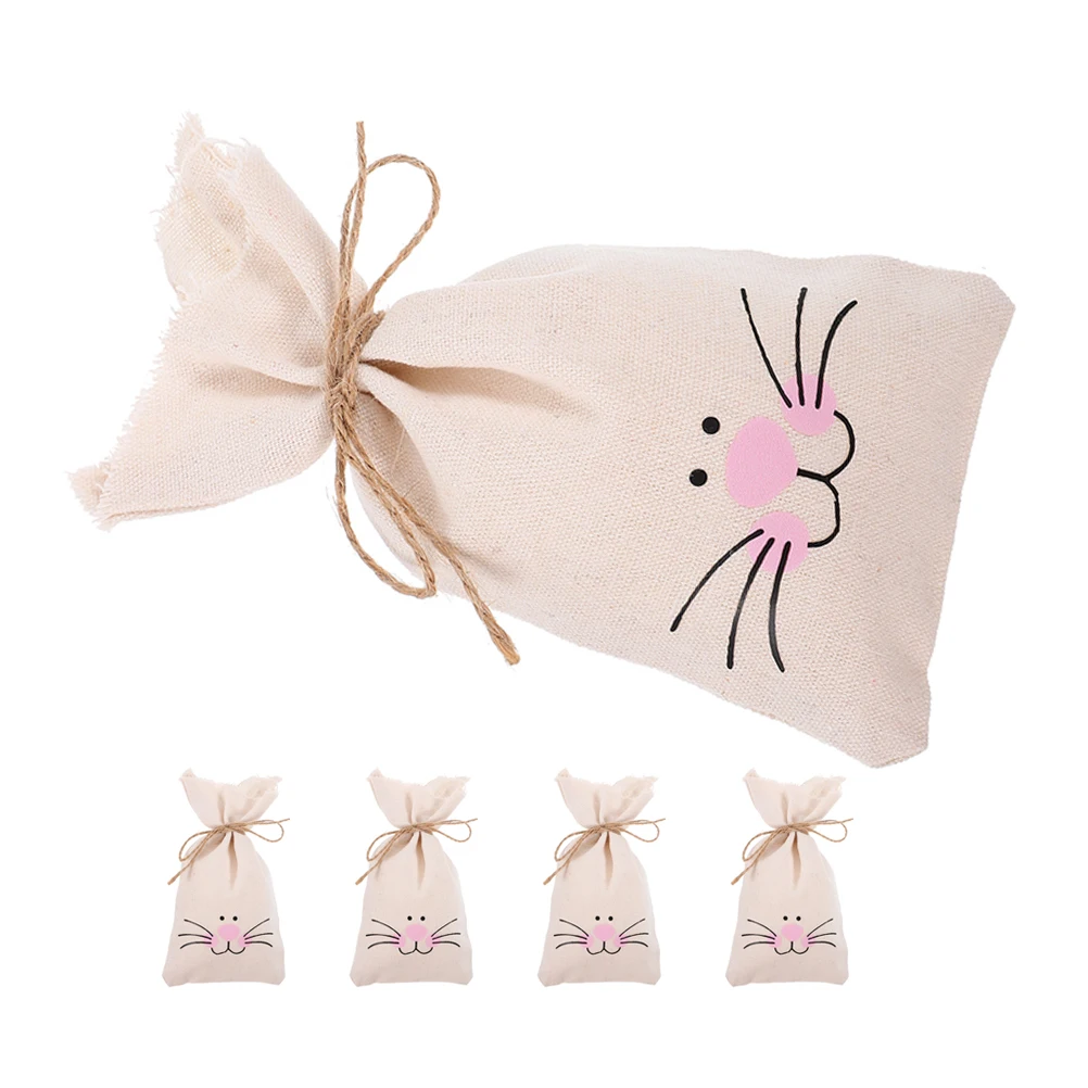 5pcs Bunny Ears Bag Easter Burlap Drawstring Favor Packaging Gifts Storage Bags for Party Supplies Decorations
5pcs Bunny Ears Bag Easter Burlap Drawstring Favor Packaging Gifts Storage Bags for Party Supplies Decorations