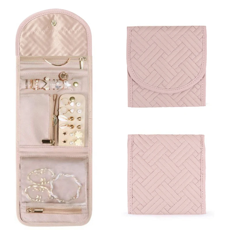 Foldable Jewelry Bag, Portable Travel And Home Jewelry Storage Bag, Multifunctional Necklace, Earring And Accessory Bag
Foldable Jewelry Bag, Portable Travel And Home Jewelry Storage Bag, Multifunctional Necklace, Earring And Accessory Bag