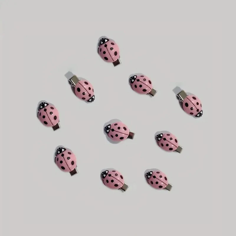New 10Pcs Cute Simulated Ladybug Hair Clips Creative Animal Shaped Hair Accessories For Daily Hair Decoration
New 10Pcs Cute Simulated Ladybug Hair Clips Creative Animal Shaped Hair Accessories For Daily Hair Decoration