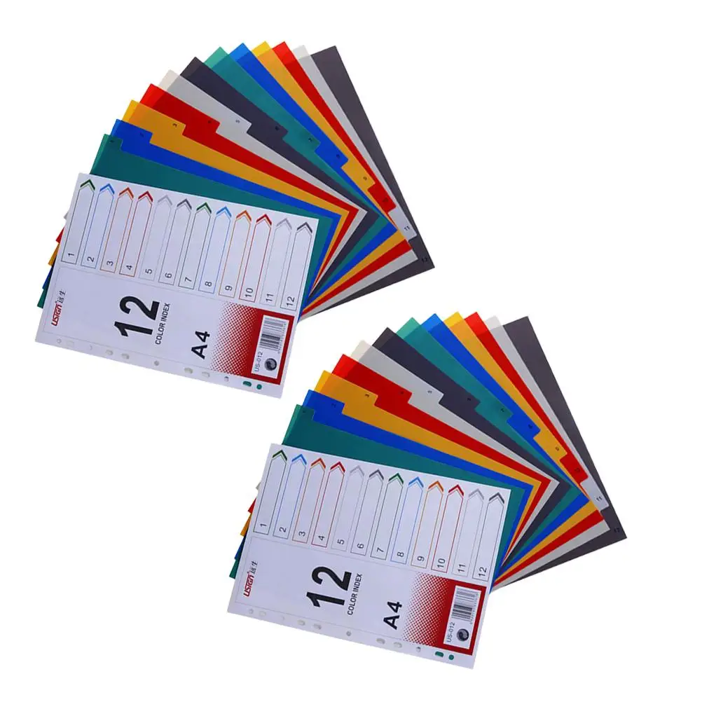 2 Pcs Colorful Page Tabs Index for Notebook Dividing Line Classification Divider Cards
2 Pcs Colorful Page Tabs Index for Notebook Dividing Line Classification Divider Cards