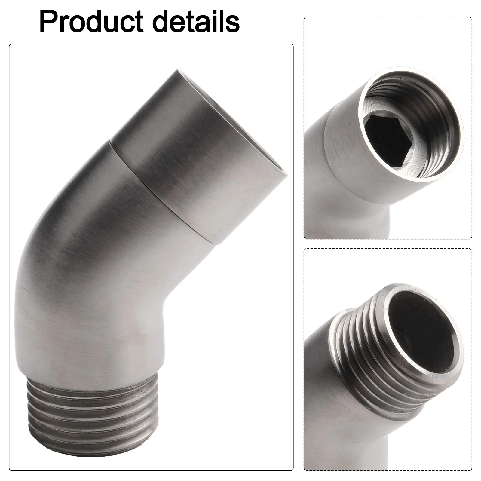 Internal Thread Shower Elbow G1 2 Hand Shower Head 304 Stainless Steel Acid Resistant Mineral Resistant No Tools Required
Internal Thread Shower Elbow G1 2 Hand Shower Head 304 Stainless Steel Acid Resistant Mineral Resistant No Tools Required