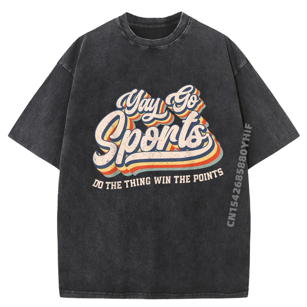 Yay Go Sports Do The Thing Win The Points Funny Sport Team Clothing Graphic T Shirt Homme Tshirt Washed Printing
Yay Go Sports Do The Thing Win The Points Funny Sport Team Clothing Graphic T Shirt Homme Tshirt Washed Printing
