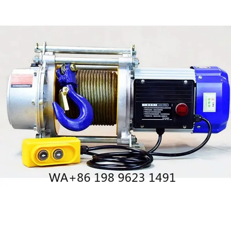 1Ton 2Ton 2.5Ton 3Ton CD Aluminum Shell Electric Wire Rope Hoist 220V 380V Industrial Lifting Equipment
1Ton 2Ton 2.5Ton 3Ton CD Aluminum Shell Electric Wire Rope Hoist 220V 380V Industrial Lifting Equipment