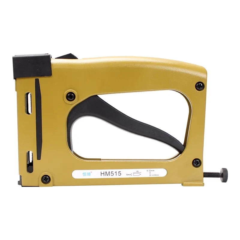 Furniture Interior Decoration Manual Nail Gun Leather Product HM515 Tools with 1000PCS, 5x15MM
Furniture Interior Decoration Manual Nail Gun Leather Product HM515 Tools with 1000PCS, 5x15MM