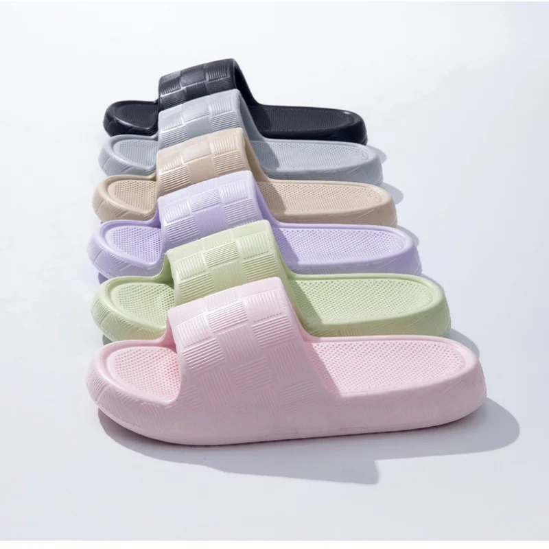 Custom Slippers Men and Women, Summer Home EVA New Style, Ultra Soft, Non-Slip, Thick Sole, Indoor Bathroom Slippers, Wholes
Custom Slippers Men and Women, Summer Home EVA New Style, Ultra Soft, Non-Slip, Thick Sole, Indoor Bathroom Slippers, Wholes