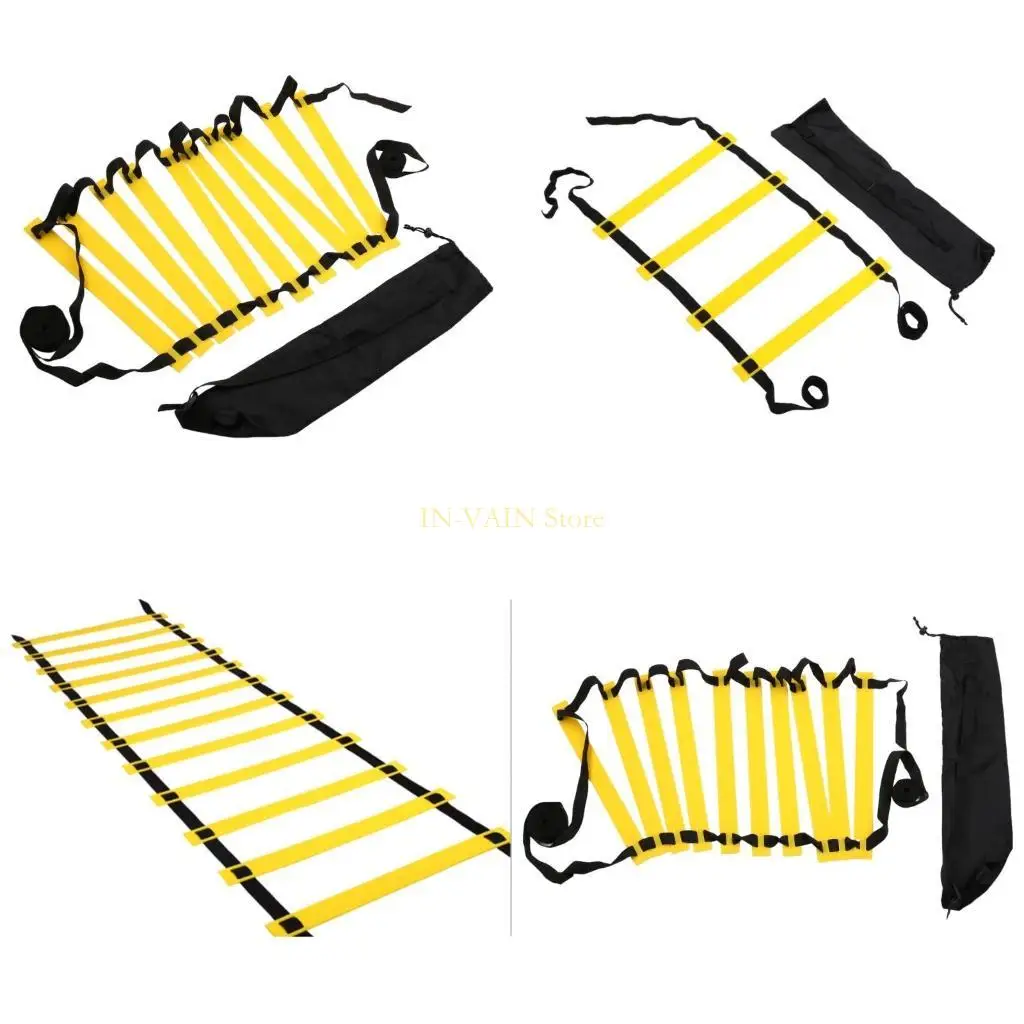 M5TC Agility Ladder Speed Training Set Exercise Ladders for Soccer Football Footworks Sports Training Ladder with Carry Bag
M5TC Agility Ladder Speed Training Set Exercise Ladders for Soccer Football Footworks Sports Training Ladder with Carry Bag
