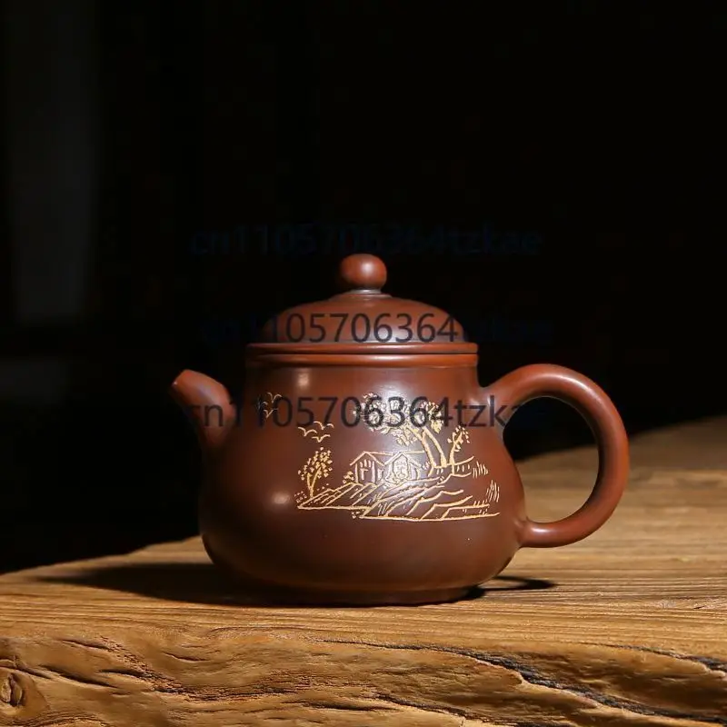 Nixing Pottery Teapot Is A Pure Handmade Non-purple Sand Tea Infuser Tea Set
Nixing Pottery Teapot Is A Pure Handmade Non-purple Sand Tea Infuser Tea Set
