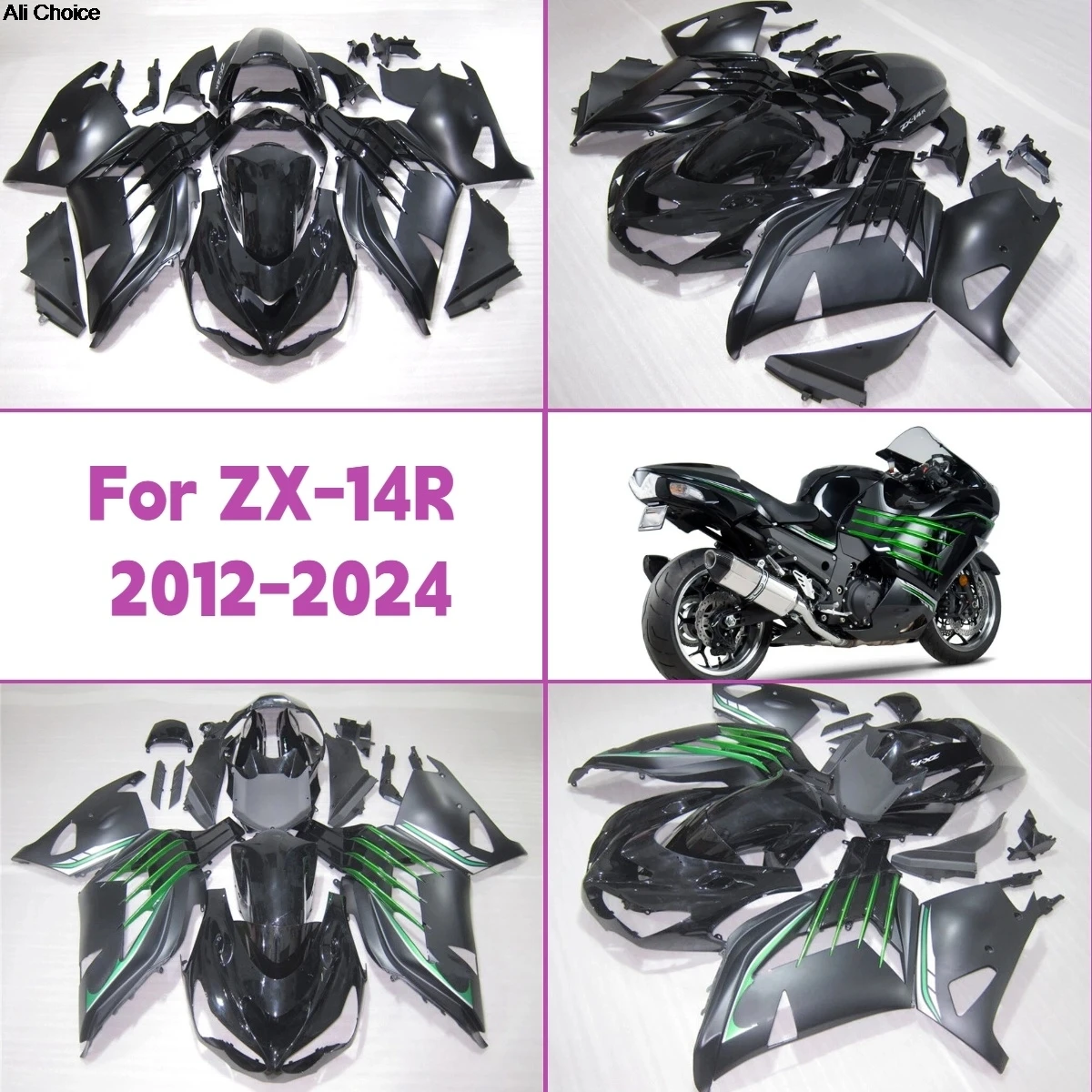 Новые литые обтекатели для Kawasaki ZX 14R 2012-2024: комплект обтекателей из ABS-пластика в стиле Hot Style, идеально подходящий для ZX14R 12-24
Новые литые обтекатели для Kawasaki ZX 14R 2012-2024: комплект обтекателей из ABS-пластика в стиле Hot Style, идеально подходящий для ZX14R 12-24