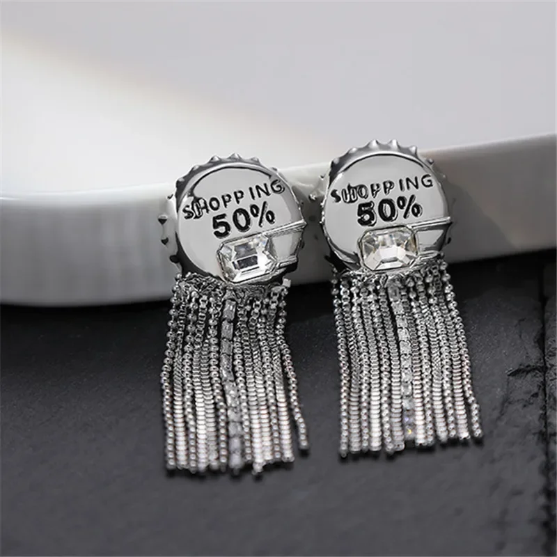 New Fashion Personality Bottle Caps Tassel Earrings Female European American Style Earrings Fashion Party Accessory&Jewelry
New Fashion Personality Bottle Caps Tassel Earrings Female European American Style Earrings Fashion Party Accessory&Jewelry