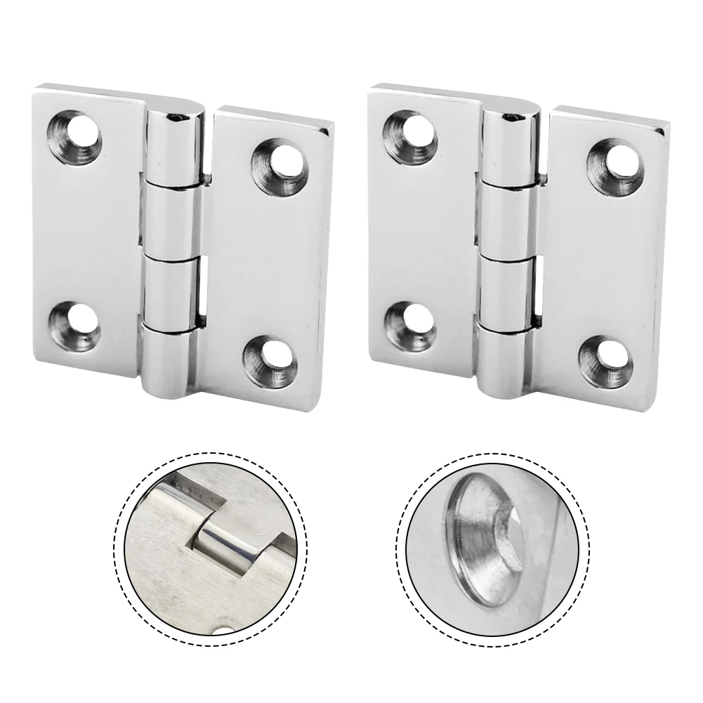 316 Stainless Steel Marine Butt Hinges 1.5"x1.5" & 2"x2", 2PCS Mirror Polished Corrosion-Resistant For Boat/RV Door,Easy Install
316 Stainless Steel Marine Butt Hinges 1.5"x1.5" & 2"x2", 2PCS Mirror Polished Corrosion-Resistant For Boat/RV Door,Easy Install