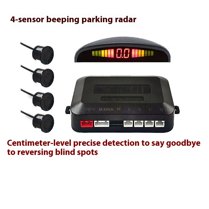 Parking Sensor Kit Wireless Car Electronic Accessories LED 4 Sensors BIBI Reversing Radar For All Models
Parking Sensor Kit Wireless Car Electronic Accessories LED 4 Sensors BIBI Reversing Radar For All Models