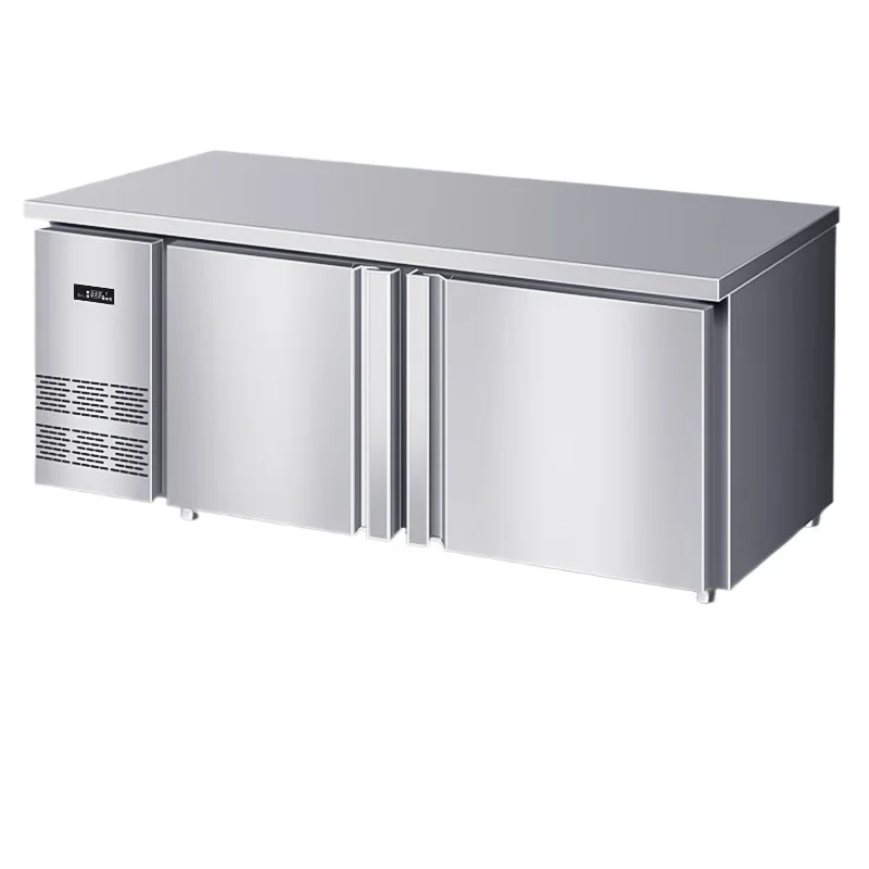 Fresh-keeping workbench, milk tea shop stainless steel large-capacity air-cooled refrigeration console freezer ZLC4 series 
Fresh-keeping workbench, milk tea shop stainless steel large-capacity air-cooled refrigeration console freezer ZLC4 series