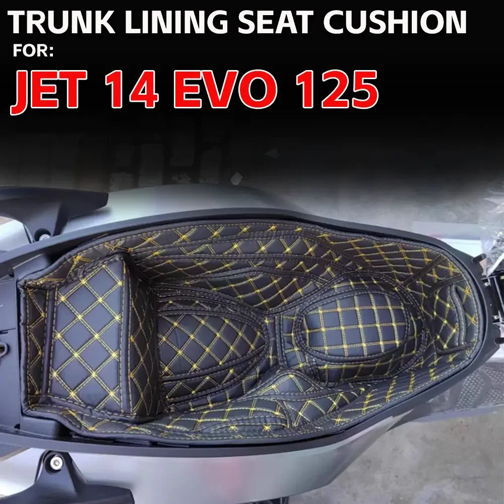 Для SYM JET 14 EVO 125 150 200 ящик для хранения мотоцикла, кожаный Jet 14 Evo Sym, аксессуары, подкладка багажника, защита от ведра сиденья
Для SYM JET 14 EVO 125 150 200 ящик для хранения мотоцикла, кожаный Jet 14 Evo Sym, аксессуары, подкладка багажника, защита от ведра сиденья