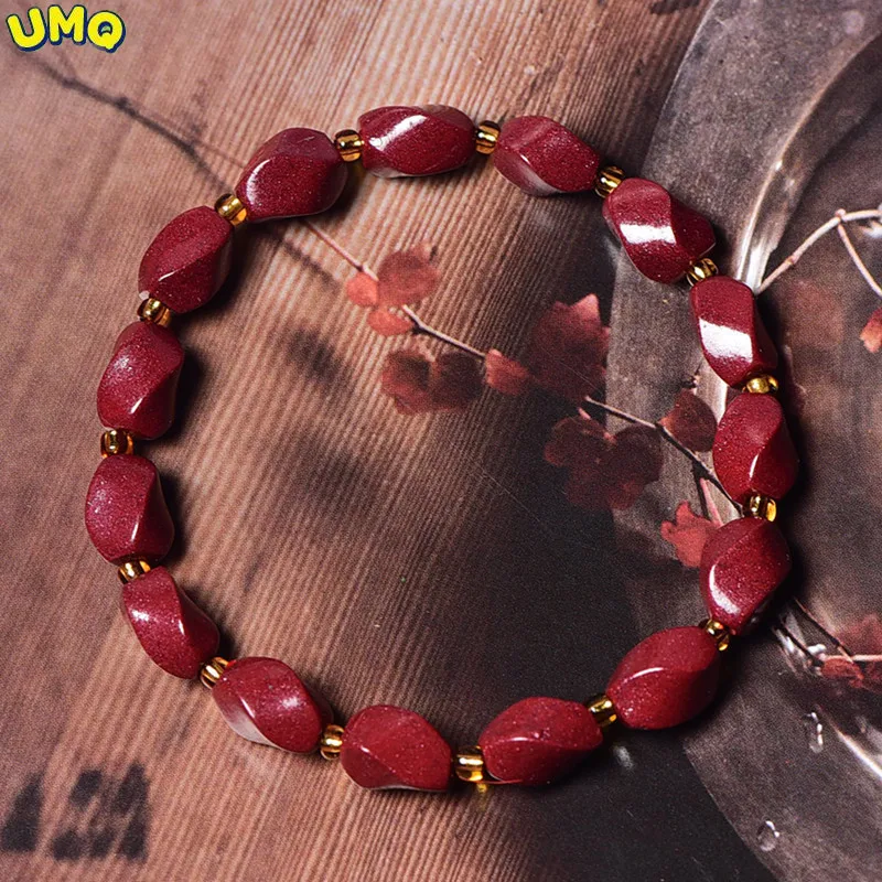High Content Cinnabar Twist the World Bracelet Simple Men's and Women's Life Year Amethyst Simple Bracelet Personality
High Content Cinnabar Twist the World Bracelet Simple Men's and Women's Life Year Amethyst Simple Bracelet Personality