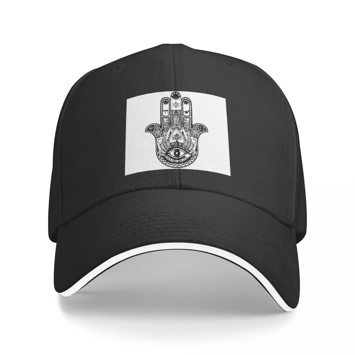 Hamsa Hand Symbol - Black And White Art - Sharon Cummings Baseball Cap party Hat Golf Cap beach hat Mens Women's
Hamsa Hand Symbol - Black And White Art - Sharon Cummings Baseball Cap party Hat Golf Cap beach hat Mens Women's