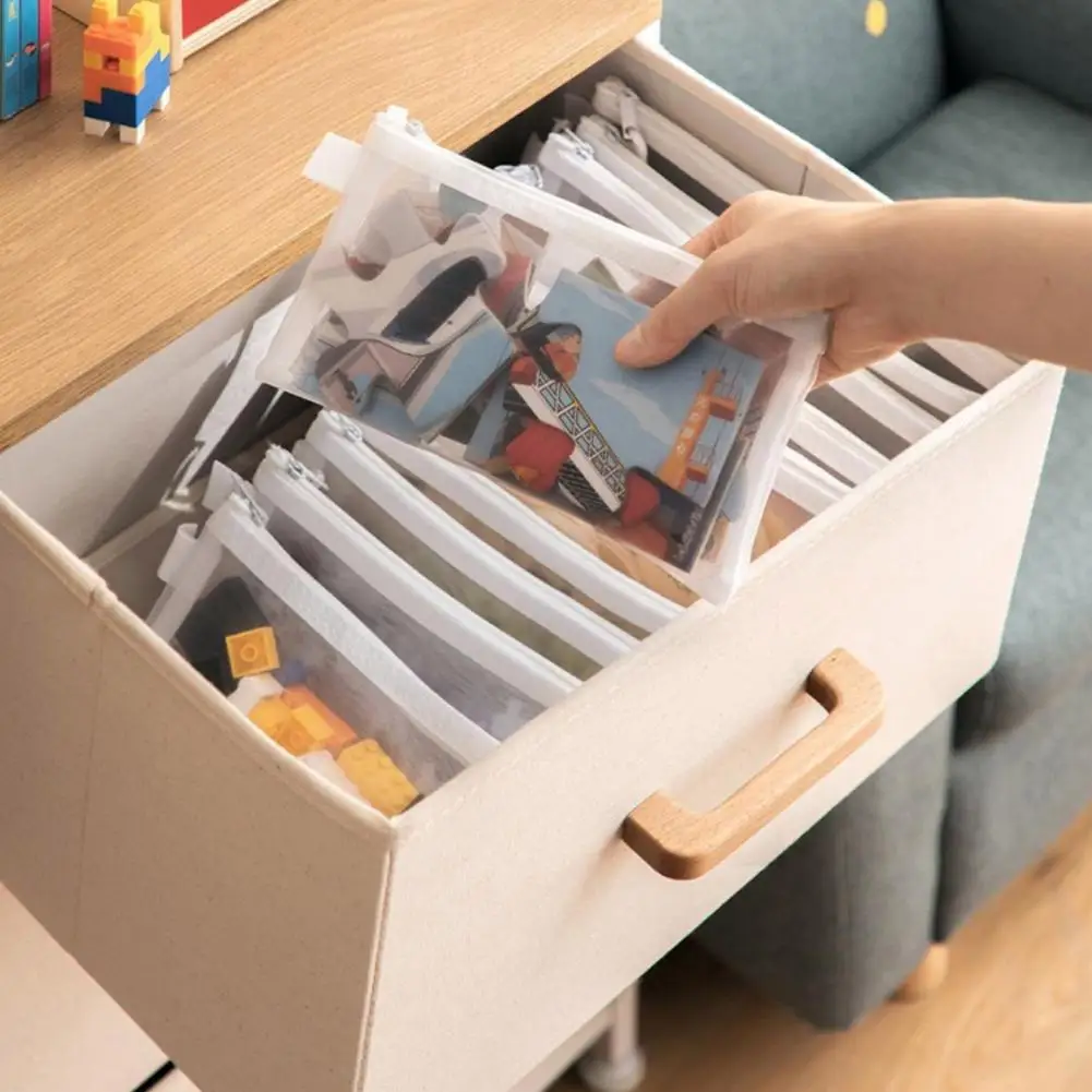 10pcs Toy Storage Bag Building Block Puzzle Sub-package Bag Children Small Particle Zipper Transparent Finishing Storage Box A4
10pcs Toy Storage Bag Building Block Puzzle Sub-package Bag Children Small Particle Zipper Transparent Finishing Storage Box A4