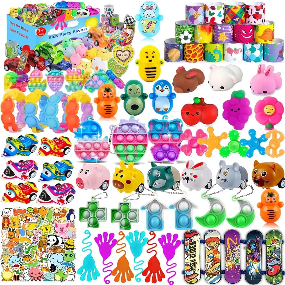 117 Pcs Party Favors for Kids 4-8 8-12, Pop Fidget Toys, Treasure Box Toys for Classroom Prizes, Filler Goodie Bag Stuffe
117 Pcs Party Favors for Kids 4-8 8-12, Pop Fidget Toys, Treasure Box Toys for Classroom Prizes, Filler Goodie Bag Stuffe
