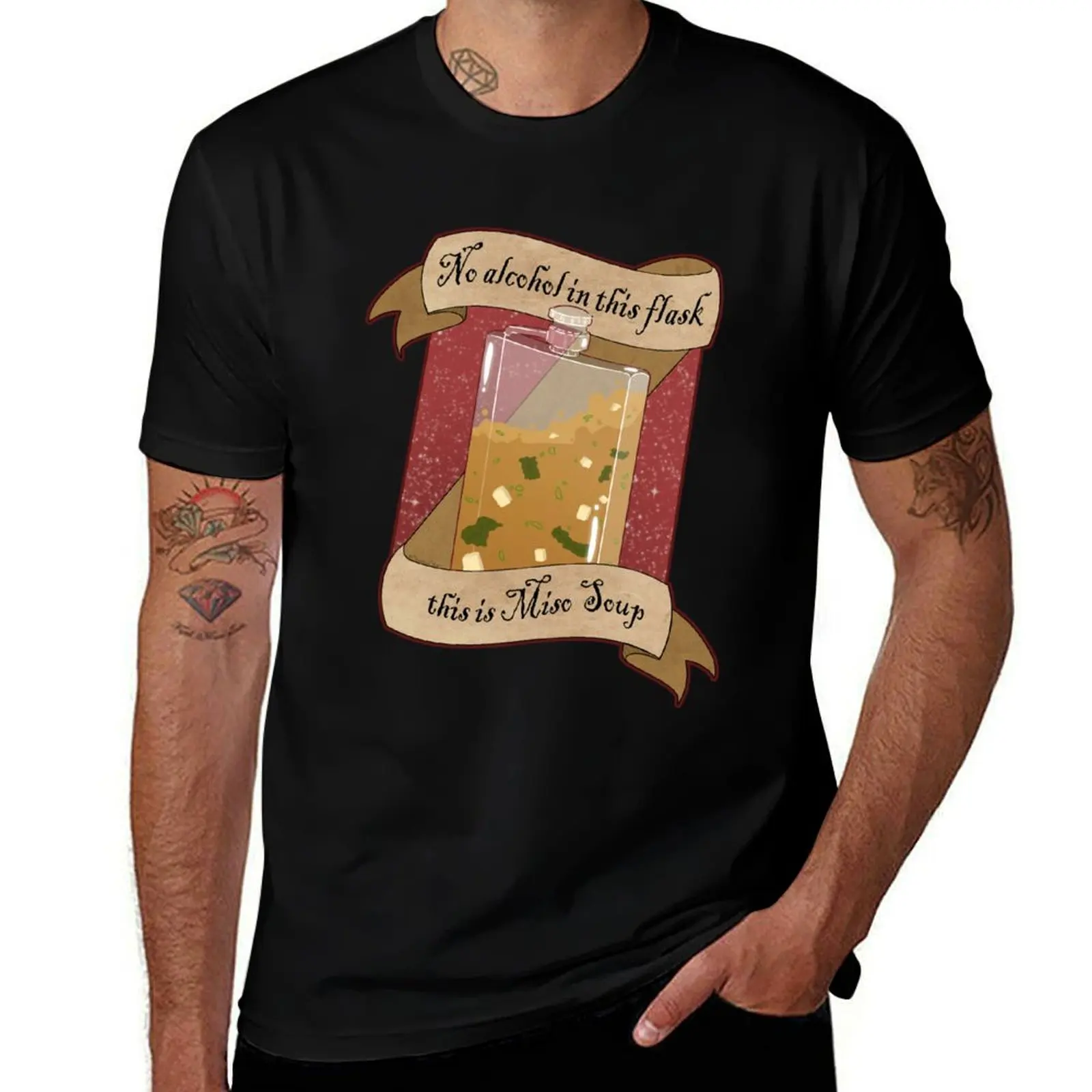 Miso Soup Flask T-Shirt t shirt man cotton t shirt custom print t shirts designer T-shirt
Miso Soup Flask T-Shirt t shirt man cotton t shirt custom print t shirts designer T-shirt
