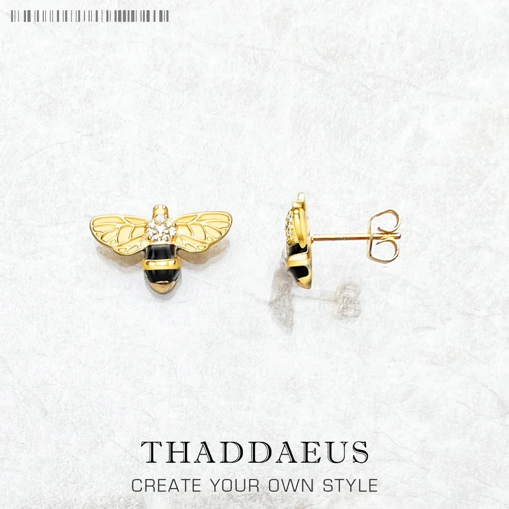Stud Earrings Bee Dancer Europe Style Fashion Jewerly For Women Nature Gift In Silver
Stud Earrings Bee Dancer Europe Style Fashion Jewerly For Women Nature Gift In Silver