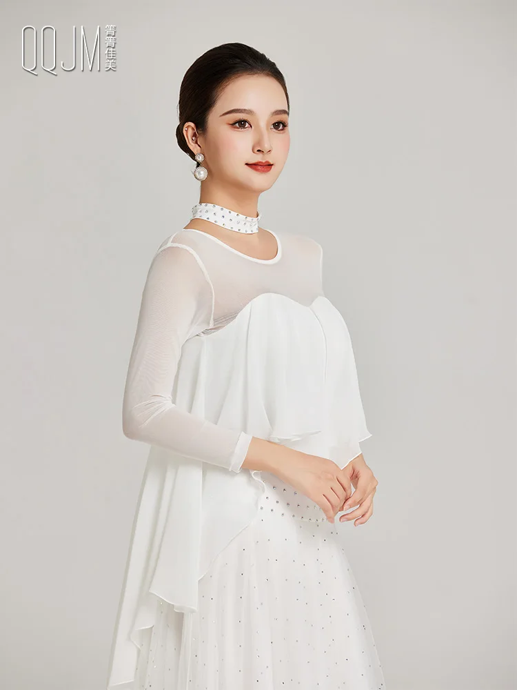 2025 Modern Dance Floating Sleeve Women's Ballroom Dance Practice Top National Standard Dance Latin Dance Costumes
2025 Modern Dance Floating Sleeve Women's Ballroom Dance Practice Top National Standard Dance Latin Dance Costumes