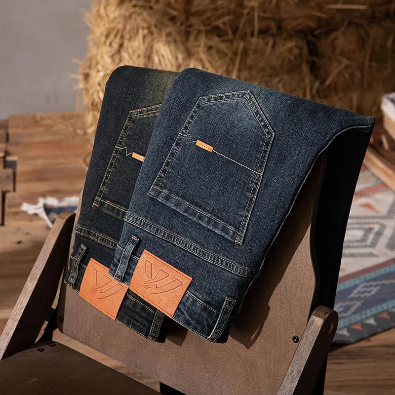 Men's Autumn New Casual Jeans Fashion Vintage Trousers Cotton Stretch Comfortable Brand Male Straight Denim Pants
Men's Autumn New Casual Jeans Fashion Vintage Trousers Cotton Stretch Comfortable Brand Male Straight Denim Pants