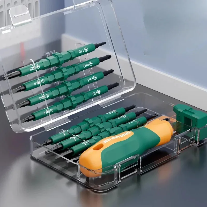 Professional Electrician Screwdriver Set Multi Function High Hardness 2 in 1 Insulated Screwdriver
Professional Electrician Screwdriver Set Multi Function High Hardness 2 in 1 Insulated Screwdriver