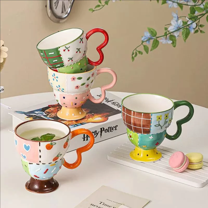 Ins Ceramic Mug Hand Painted Relief Coffee Cup Elegant Chic Mug Milk Oatmeal Matcha Water Cup Kitchen Accessory Drinkware Gift
Ins Ceramic Mug Hand Painted Relief Coffee Cup Elegant Chic Mug Milk Oatmeal Matcha Water Cup Kitchen Accessory Drinkware Gift