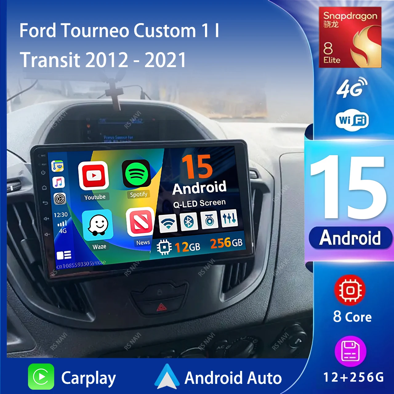 Android 15 Carplay Auto 2K экран автомобильный радиоприемник мультимедиа для Ford Tourneo Custom 1 I Transit 2012-2021 авторадио стерео головное устройство
Android 15 Carplay Auto 2K экран автомобильный радиоприемник мультимедиа для Ford Tourneo Custom 1 I Transit 2012-2021 авторадио стерео головное устройство
