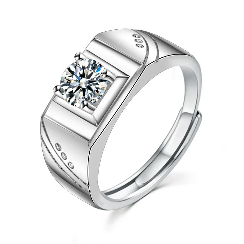 18K gold couple ring 1 carat moissanite psychic men's ring jewelry high-feeling mozzarella diamonds
18K gold couple ring 1 carat moissanite psychic men's ring jewelry high-feeling mozzarella diamonds