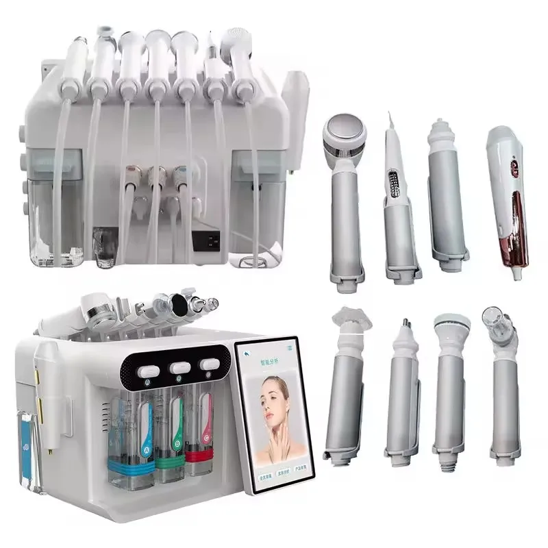 8 in 1 Water Peeling Oxygen Microdermabrasion Diamond Peel Machine Hydro Small Bubble Machine With Skin Analyzer
8 in 1 Water Peeling Oxygen Microdermabrasion Diamond Peel Machine Hydro Small Bubble Machine With Skin Analyzer