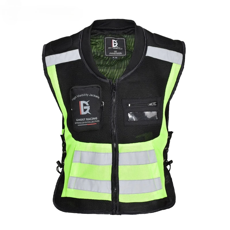 Reflective Safety Vest Motorcycle Jacket Riding High Visibility Night Waistcoat Protective Gear Night Traffic Road for Cycling
Reflective Safety Vest Motorcycle Jacket Riding High Visibility Night Waistcoat Protective Gear Night Traffic Road for Cycling