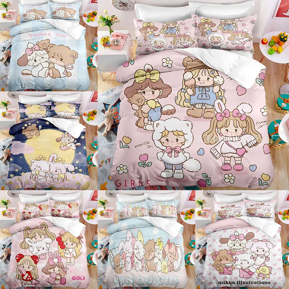 Kawaii MIKKO Bedding Sets Comforter Quilt Bed Cover Duvet Cover Pillow Case 2-3 Pieces Sets Kids Adult Size Cartoon Decoration
Kawaii MIKKO Bedding Sets Comforter Quilt Bed Cover Duvet Cover Pillow Case 2-3 Pieces Sets Kids Adult Size Cartoon Decoration