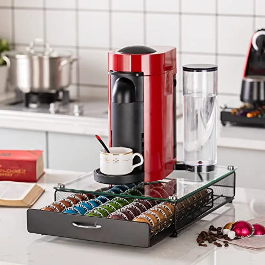 for Nespresso Pod Holder Coffee Pod Storage for Vertuo Pod with Crystal Tempered Glass Top
for Nespresso Pod Holder Coffee Pod Storage for Vertuo Pod with Crystal Tempered Glass Top