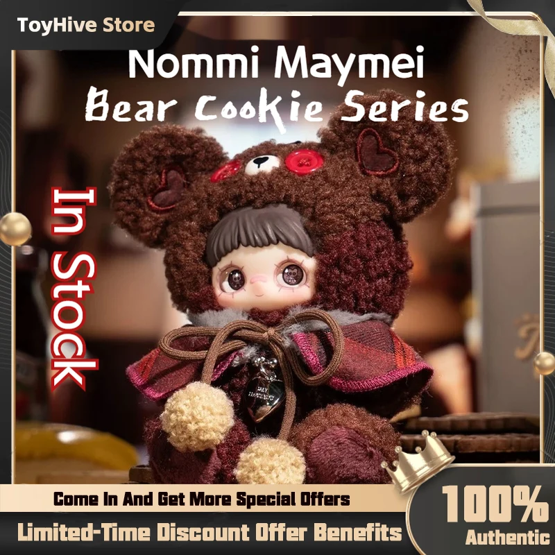 100% Authentic NOMMI Maymei Bear Cookie Series Plush Blind Box Bags Keychains Pendants Vinyl Figurines Dolls Holiday Gifts
100% Authentic NOMMI Maymei Bear Cookie Series Plush Blind Box Bags Keychains Pendants Vinyl Figurines Dolls Holiday Gifts