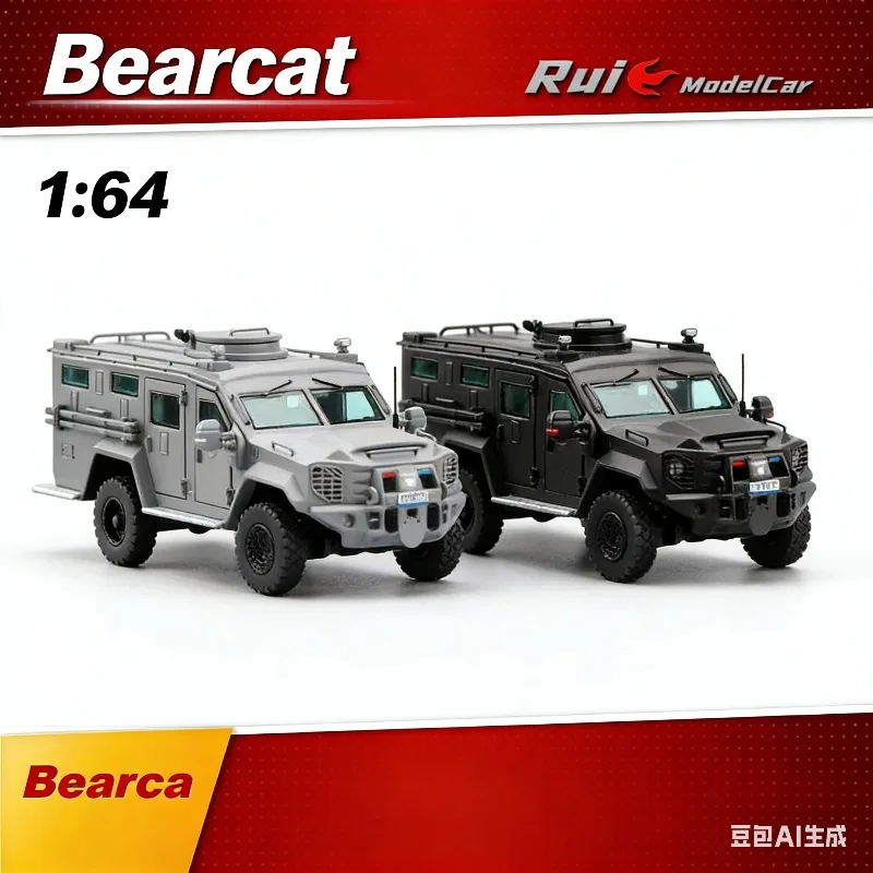 Bearcat 1:64 G3 Armored Vehicle Black/Grey Die-Cast Simulation Static Car Model, Boys' Gift Toy Collection Decoration Item.
Bearcat 1:64 G3 Armored Vehicle Black/Grey Die-Cast Simulation Static Car Model, Boys' Gift Toy Collection Decoration Item.