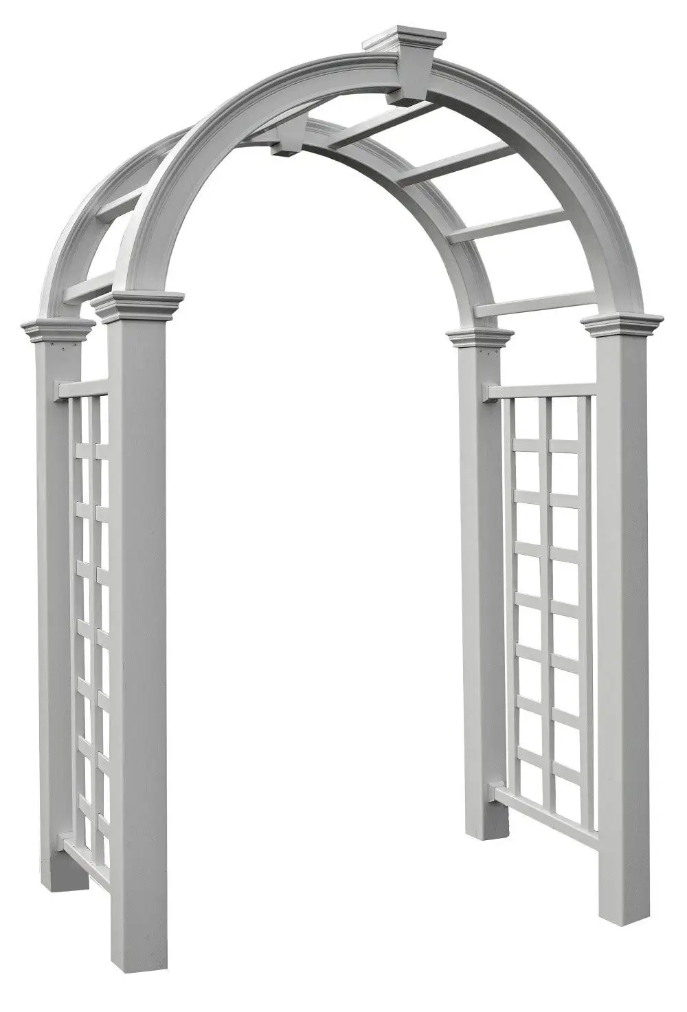 60x94in Vinyl Arbor Weather Resistant Garden Wedding Entry Arch Trellis Pergola Custom
60x94in Vinyl Arbor Weather Resistant Garden Wedding Entry Arch Trellis Pergola Custom