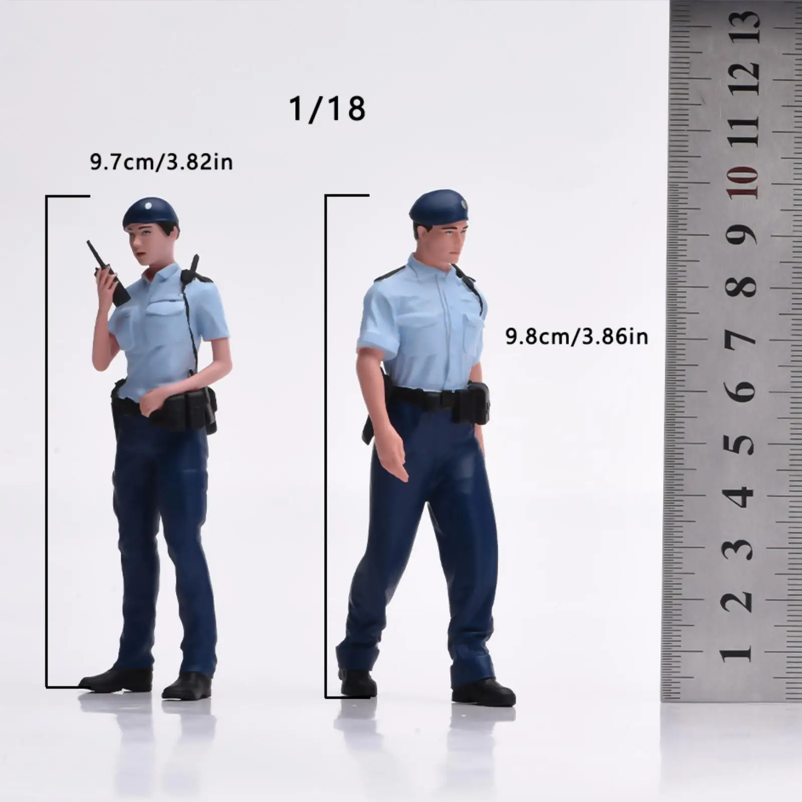 1/18 Scale People Figures Hong Kong Police Diorama Accessories Painted Collections Resin Policeman Figurines Miniature Scenes
1/18 Scale People Figures Hong Kong Police Diorama Accessories Painted Collections Resin Policeman Figurines Miniature Scenes