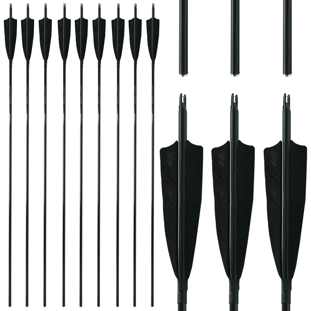Карбоновые стрелы для стрельбы из лука, составные стрелы для лука, Bow Hunting, Sp300, 340, 400, 500, 600, 700, 800, 30, 32 дюйма, ID мм, 6 шт.
Карбоновые стрелы для стрельбы из лука, составные стрелы для лука, Bow Hunting, Sp300, 340, 400, 500, 600, 700, 800, 30, 32 дюйма, ID мм, 6 шт.