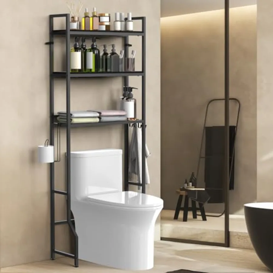Over The Toilet Storage 3 Tier Over Toilet Bathroom Organizer Wooden Bathroom Space Saver Freestanding Above Toilet Stand with
Over The Toilet Storage 3 Tier Over Toilet Bathroom Organizer Wooden Bathroom Space Saver Freestanding Above Toilet Stand with