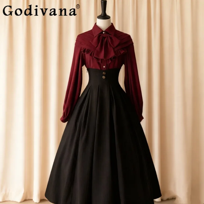 Юбка женская в японском винтажном стиле Лолита, классическая, элегантная, универсальная, на каждый день, с завышенной талией, коллекция Осень-Зима 2026
Юбка женская в японском винтажном стиле Лолита, классическая, элегантная, универсальная, на каждый день, с завышенной талией, коллекция Осень-Зима 2026